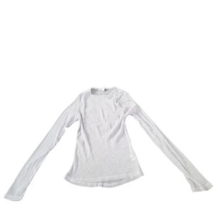 Haute Monde Lavender Sheer Long Sleeve Top Sz Med